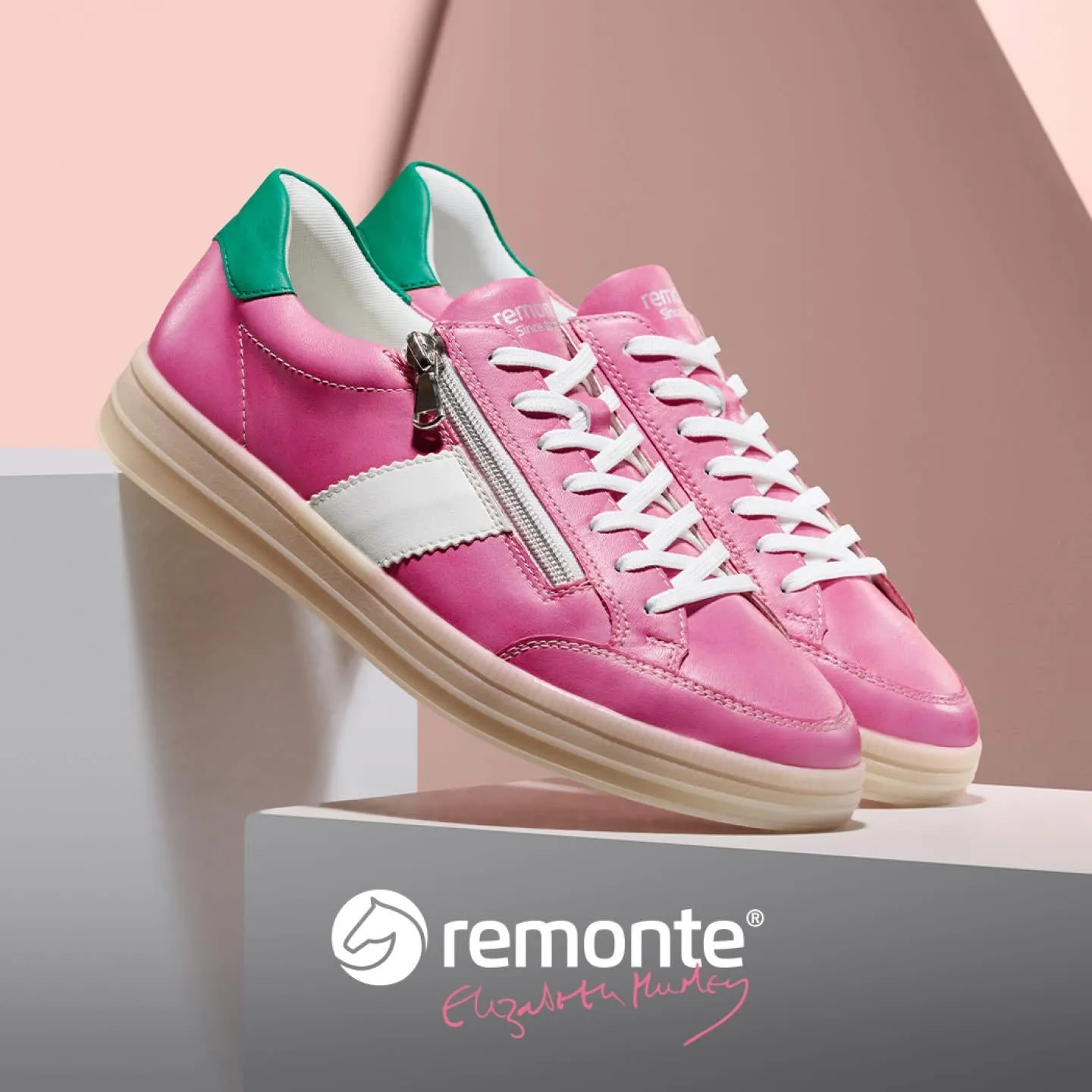 Remonte - D2C02 Pink Retro Trainer