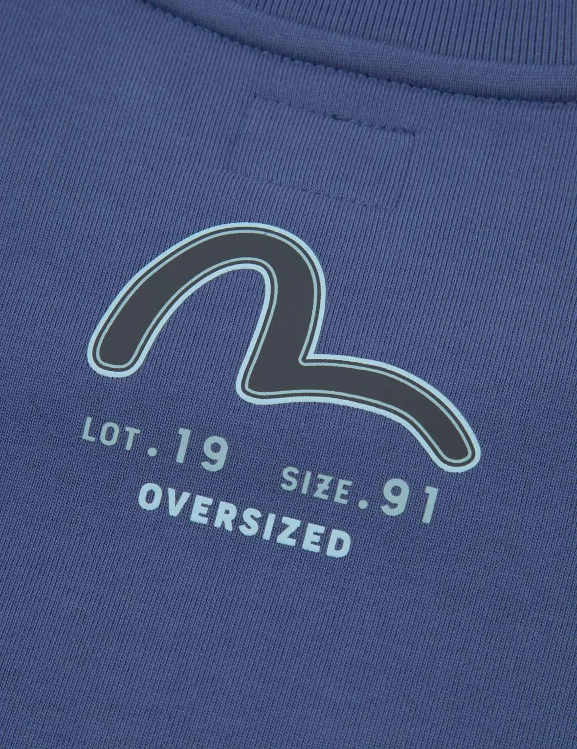 Retro Logo Print Oversized Sweatshirt
