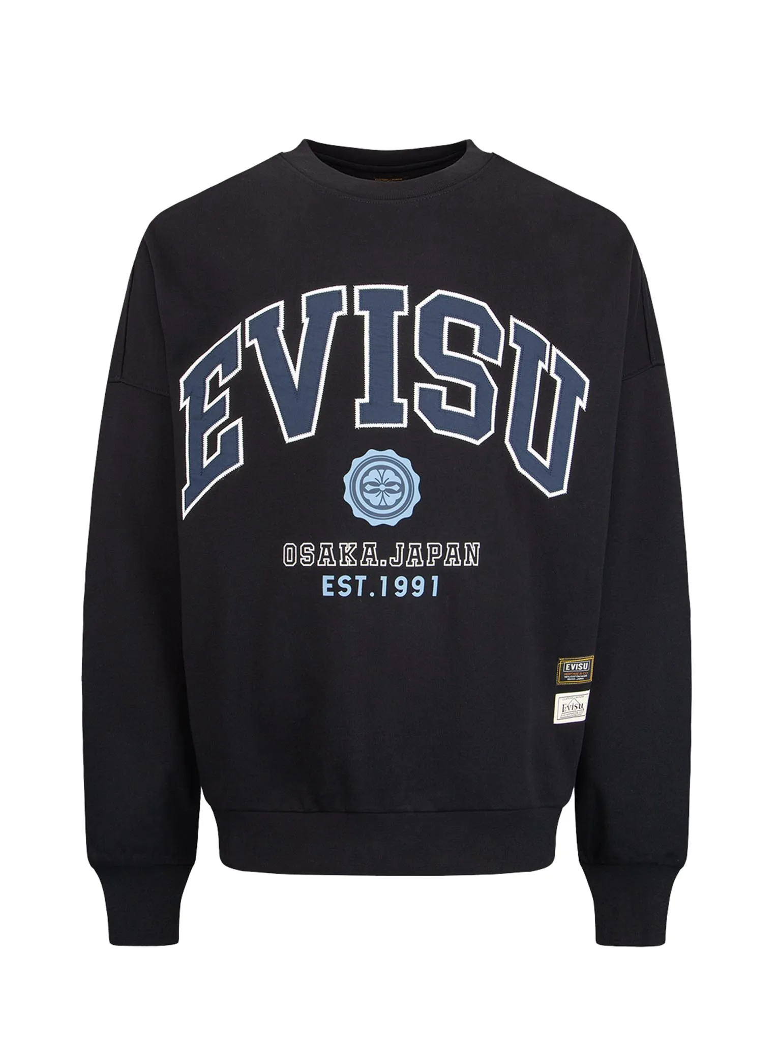 Retro Logo Print Oversized Sweatshirt