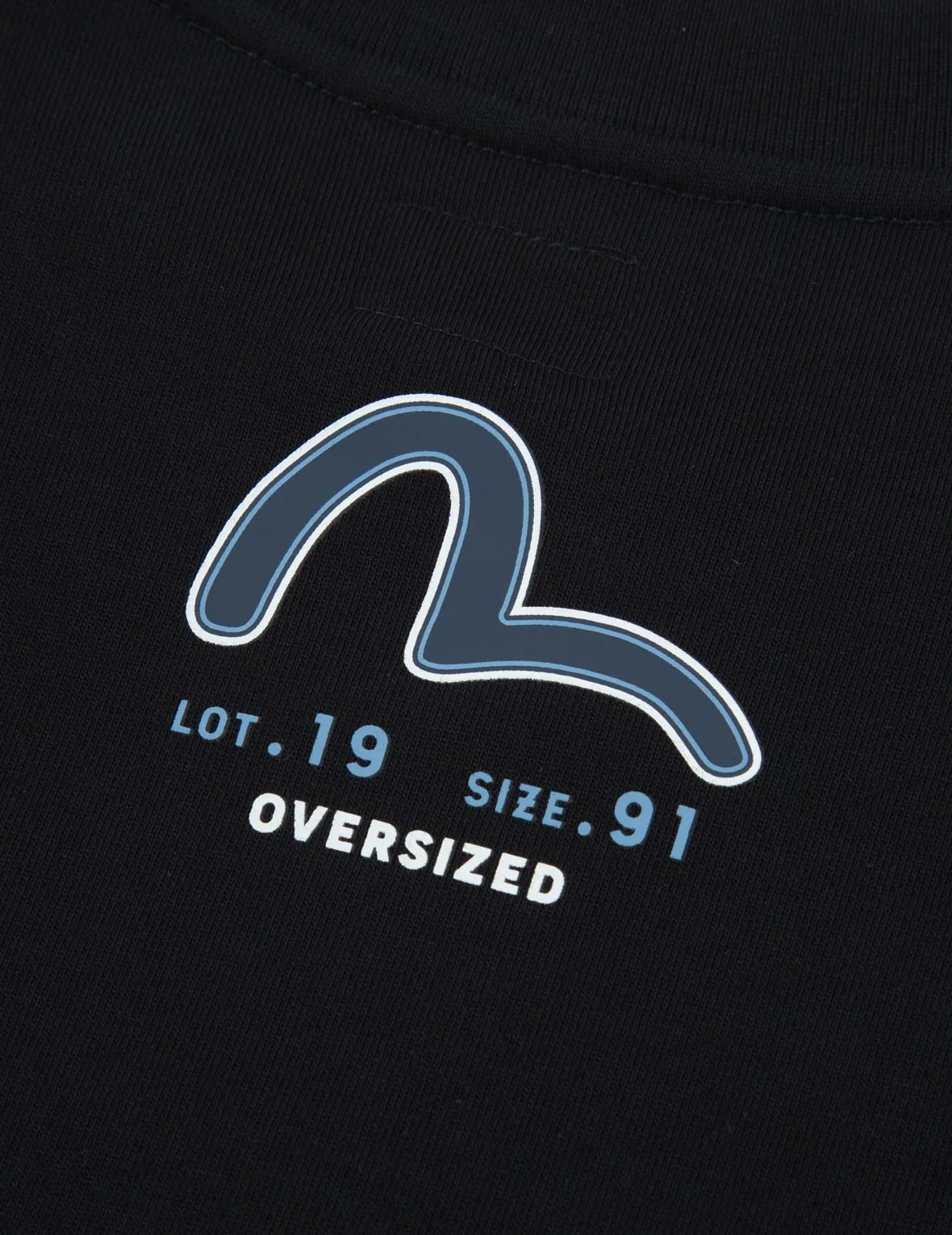 Retro Logo Print Oversized Sweatshirt