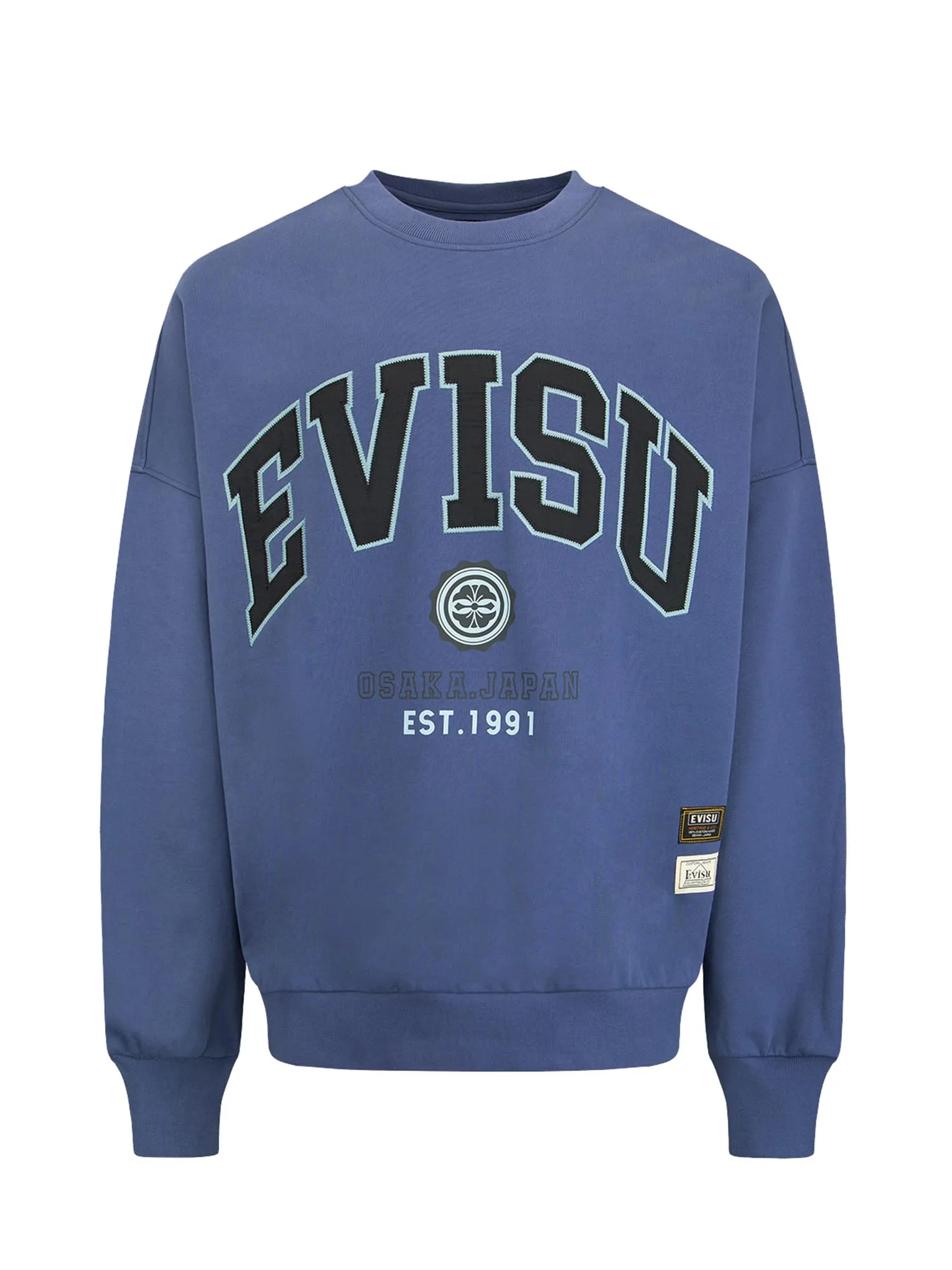 Retro Logo Print Oversized Sweatshirt