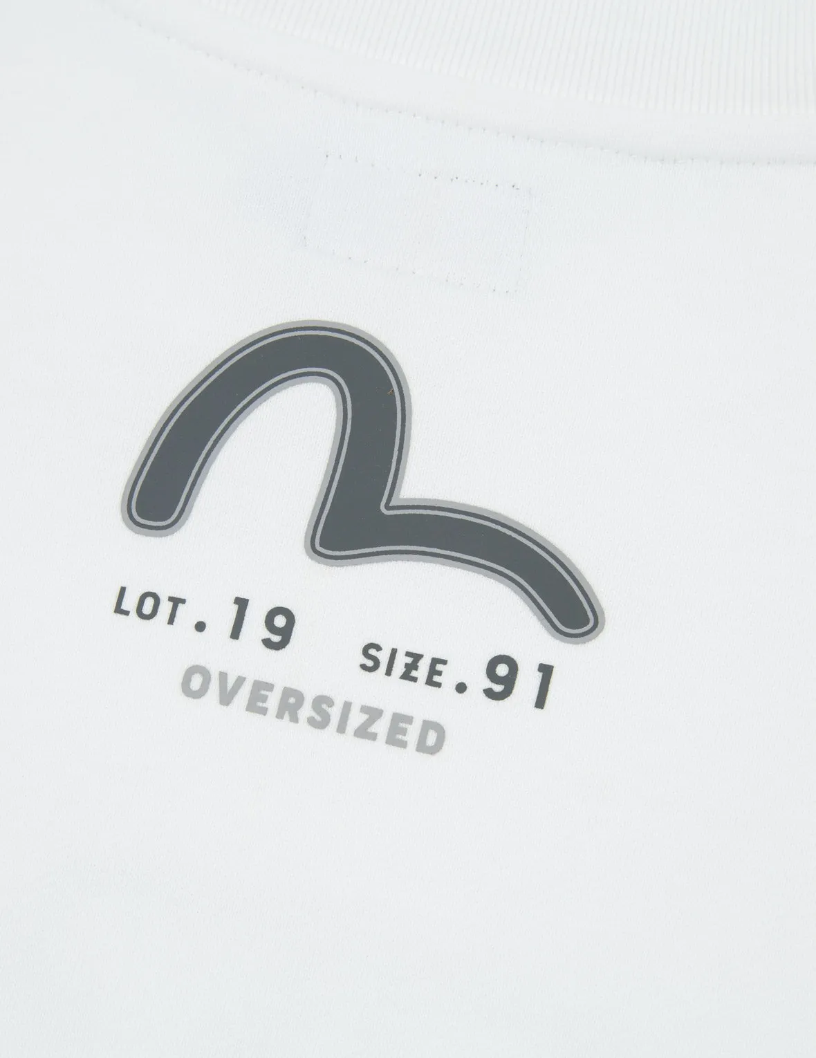 Retro Logo Print Oversized Sweatshirt