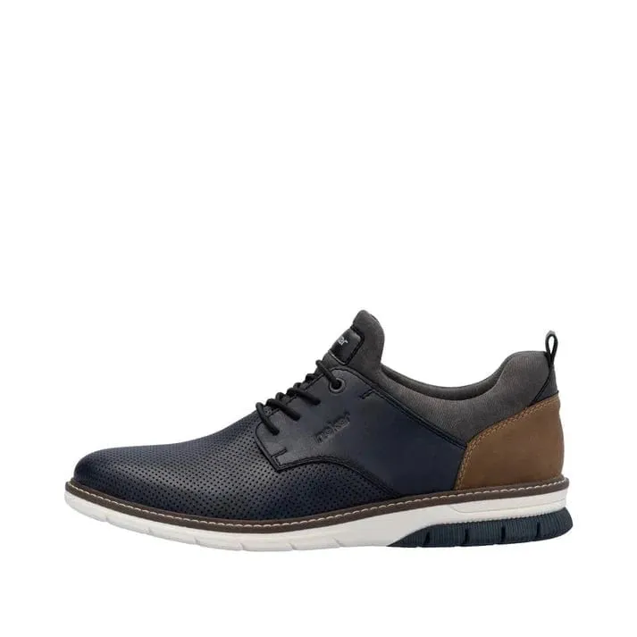 Rieker Men's Dress Walking Shoes-Navy