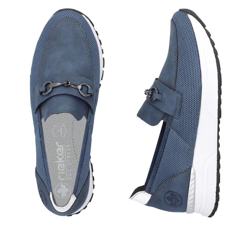 Rieker Wide Fit Mini-Wedge Loafer|N745514