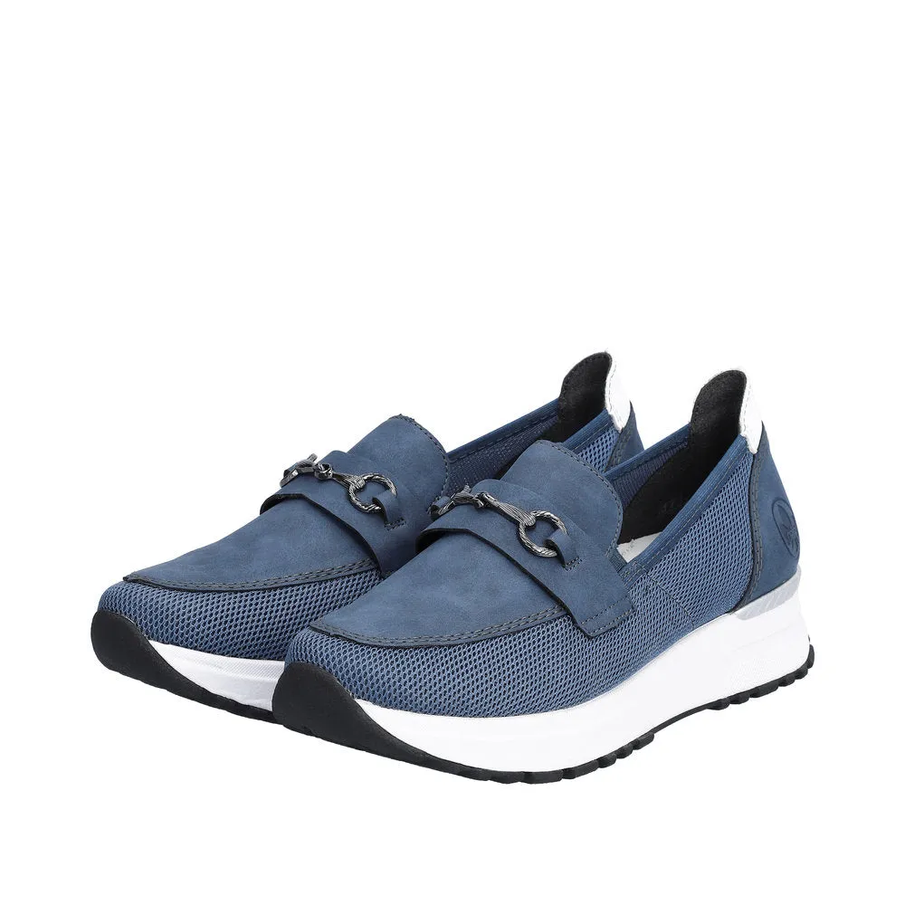 Rieker Wide Fit Mini-Wedge Loafer|N745514