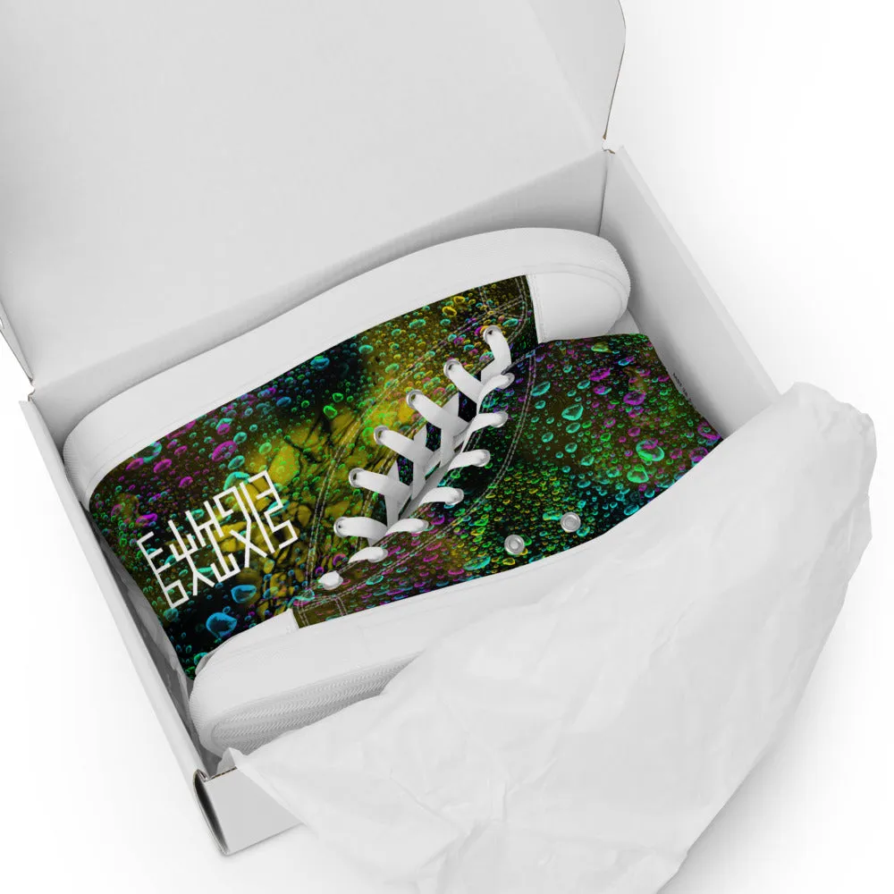 Sixty Eight 93 Logo White Splash #1 Men's High Top Shoes