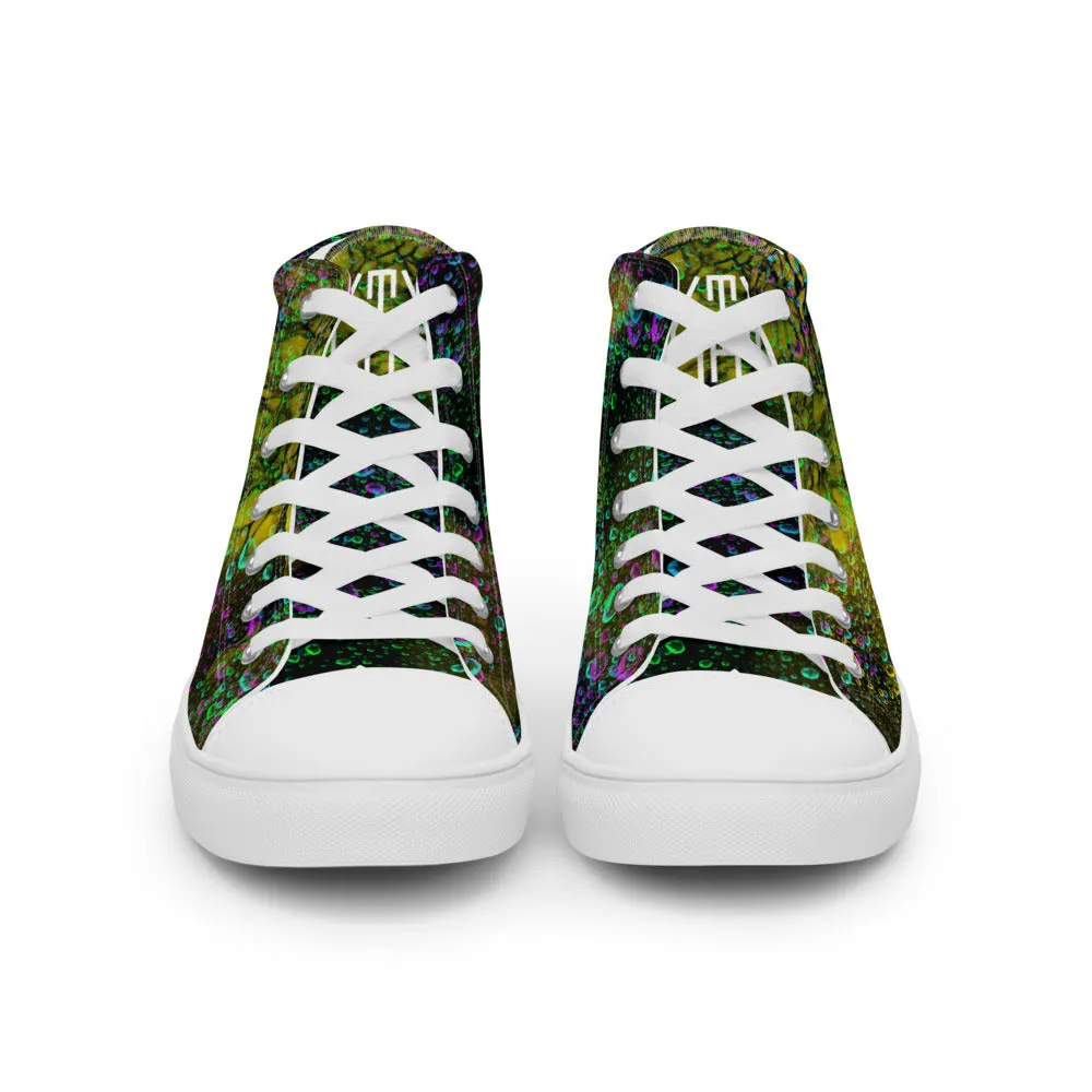 Sixty Eight 93 Logo White Splash #1 Men's High Top Shoes