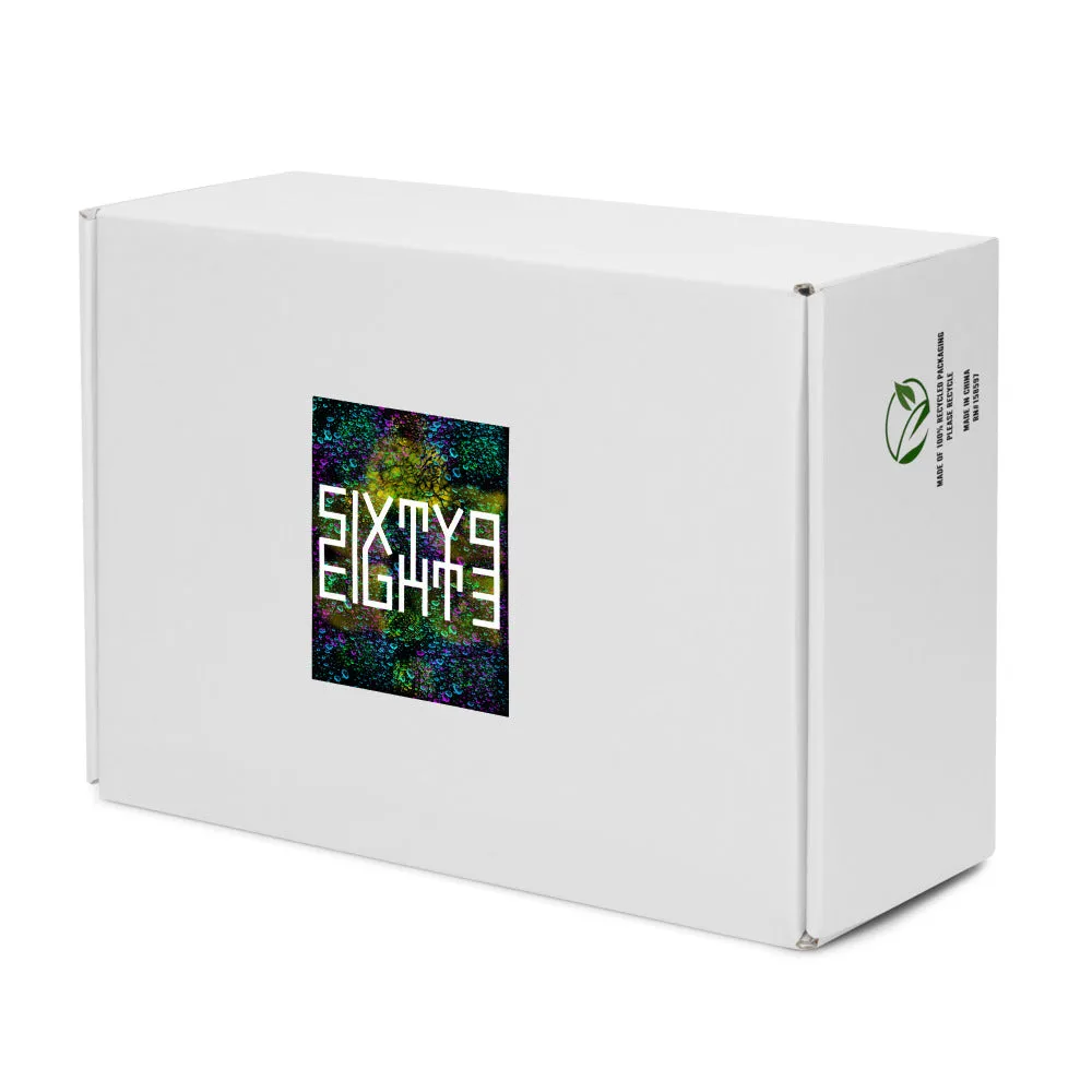 Sixty Eight 93 Logo White Splash #1 Men's High Top Shoes