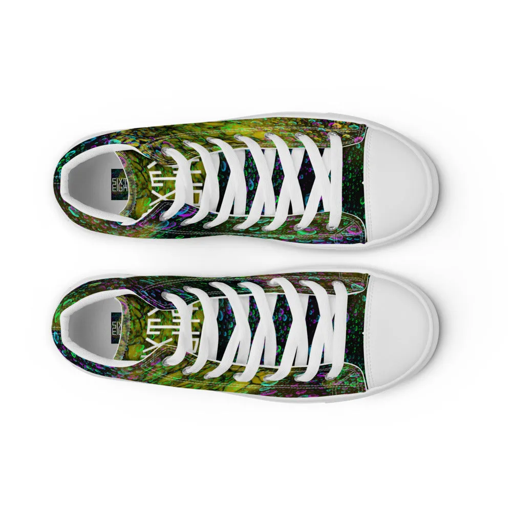 Sixty Eight 93 Logo White Splash #1 Men's High Top Shoes