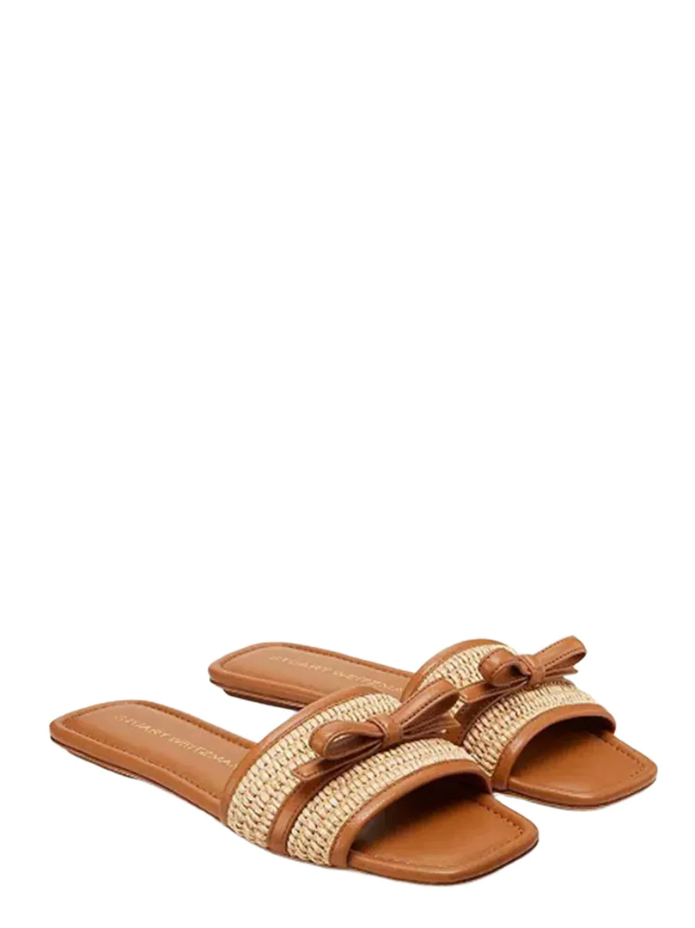 Stuart Weitzman Felicity Slide in Hazel/Natural