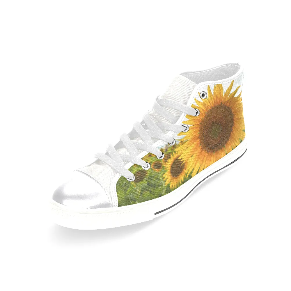 Sunflowers High Top Shoes