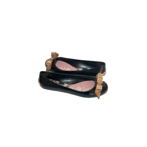 Ted Baker 'DAHLIA" Black Jelly Ballet Flats | Gently Used |