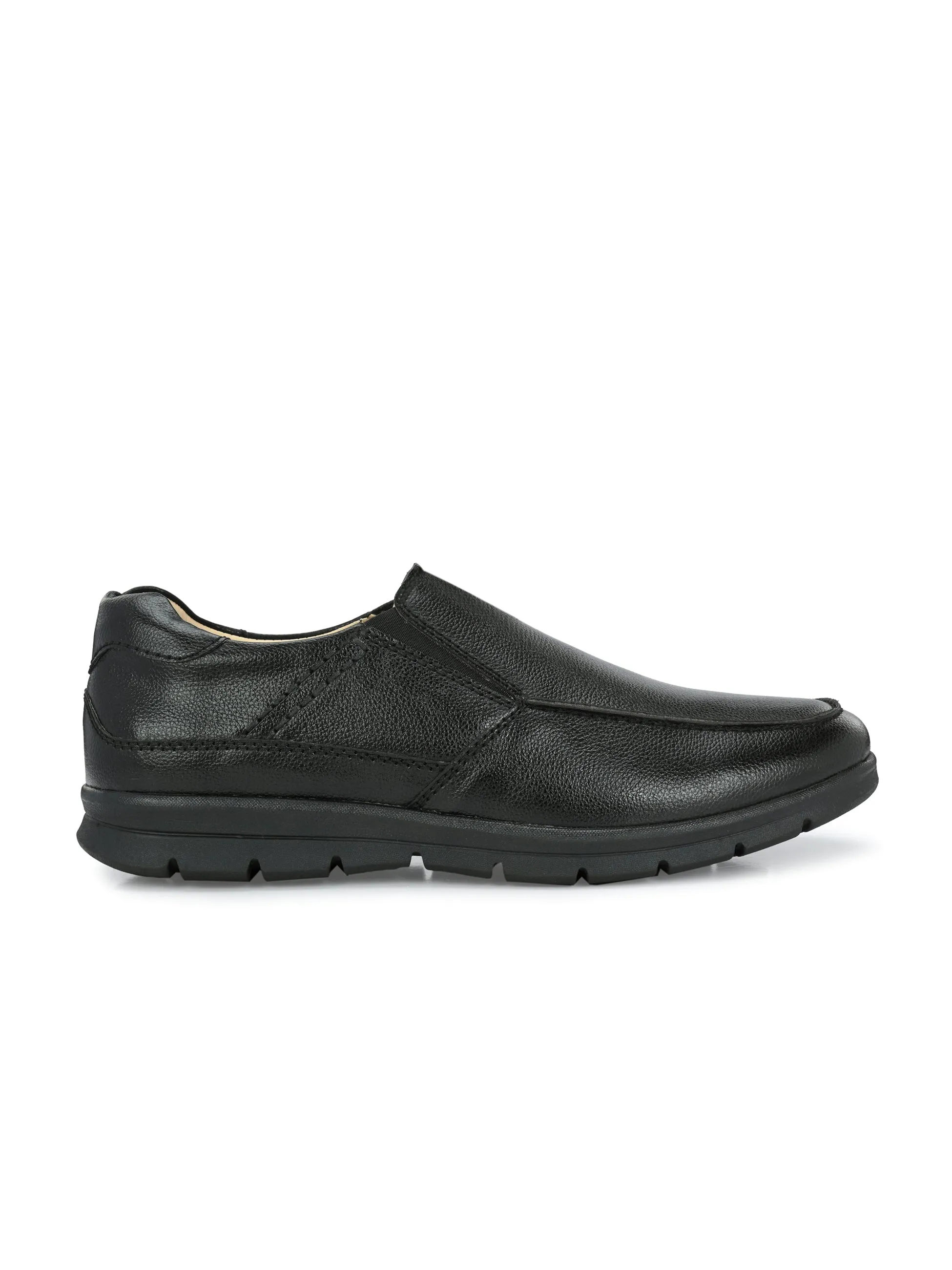 Tubac Solid Black Slip-Ons