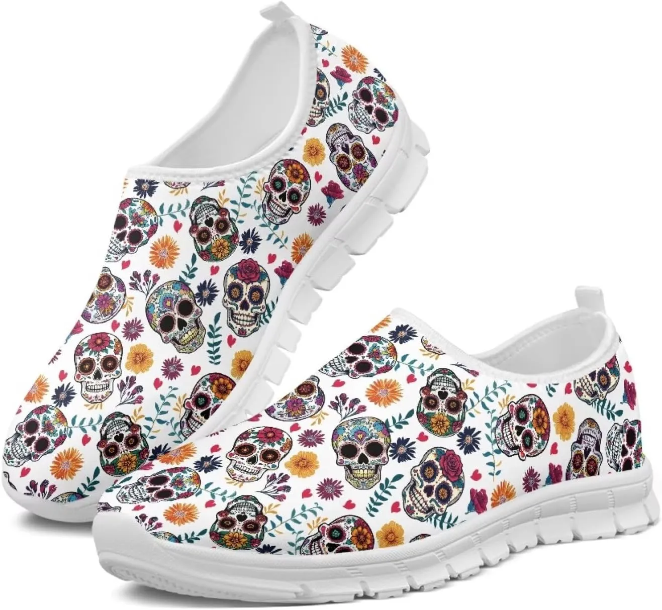 Women's Sneakers Casual Slip on Loafers Running Shoes Walking Footwear