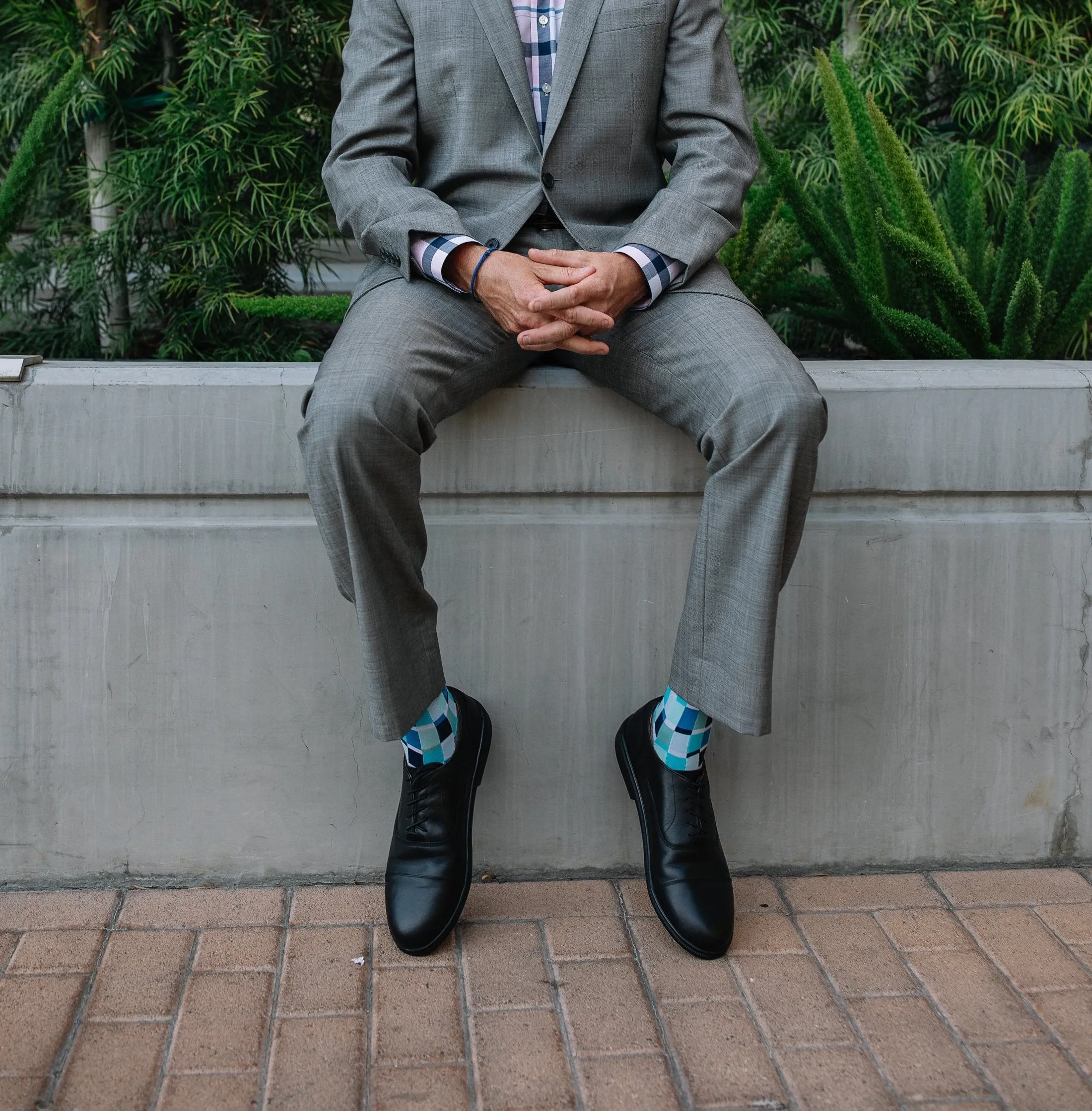 ZETONE Plain-Toe Oxfords